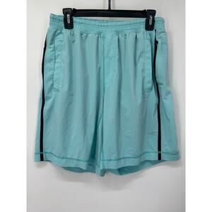 Lululemon Pace Breaker Lined Activewear 9"‎ Inseam Shorts Ocean Blue Mens Size L